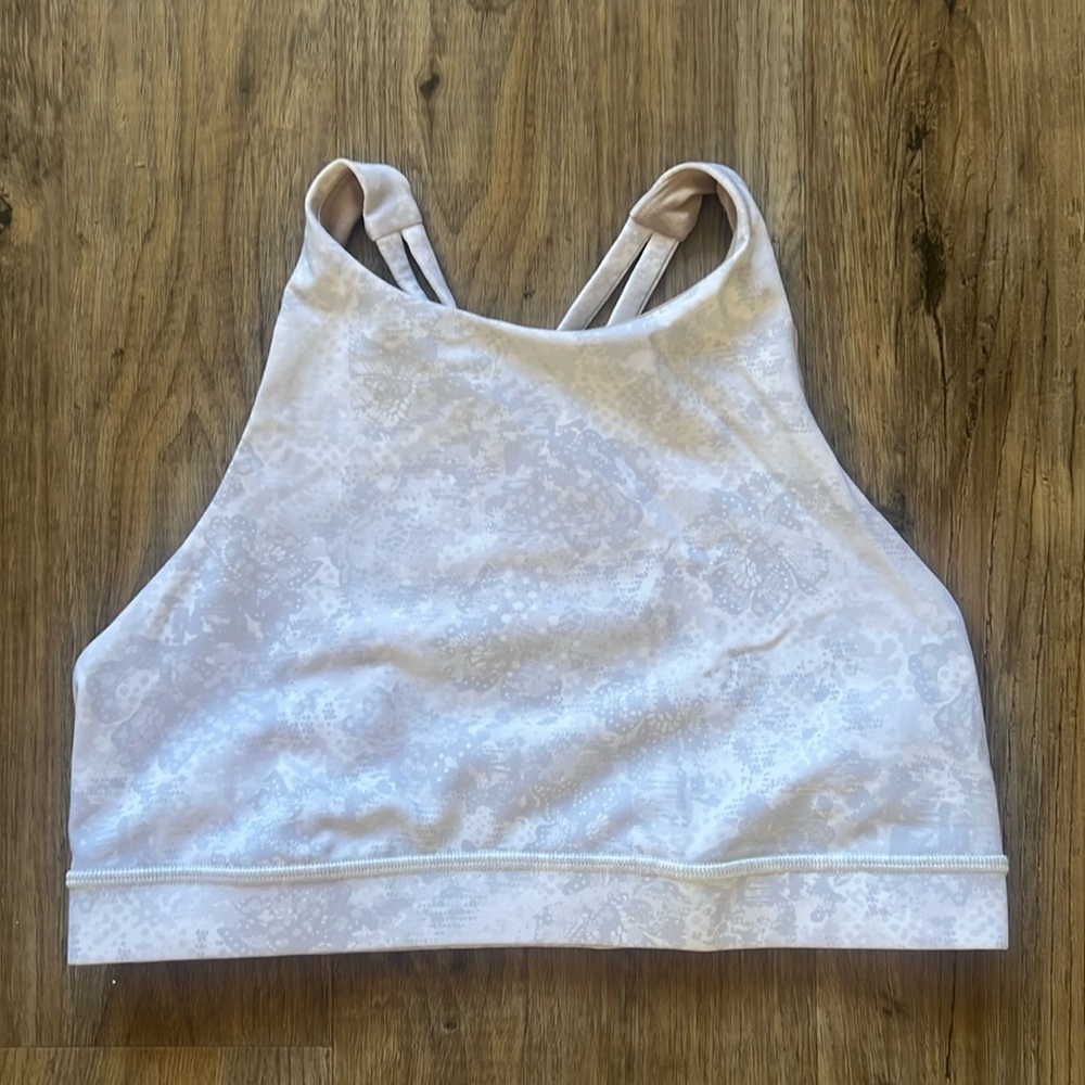 lululemon Energy High-Neck Longline Bra
Medium Support, B–D Cups Size 8